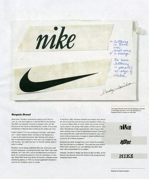 El logo de NIKE sólo costó 35 dólares! — Steemit