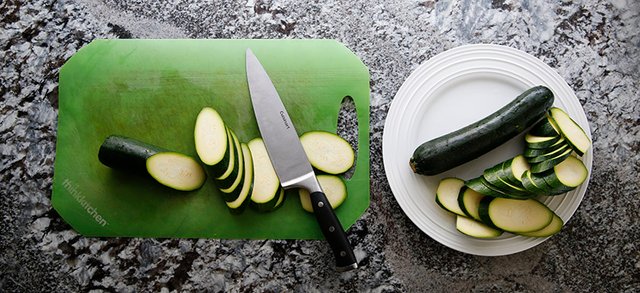 Cutting Zucchini