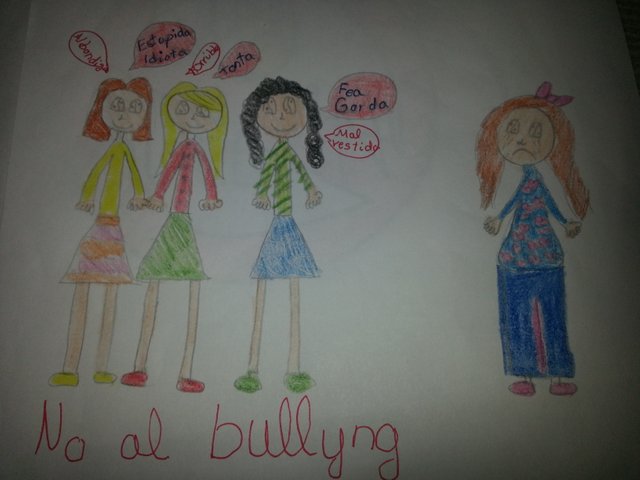 Resultado de imagen para niÃ±os dibujan el bullying escolar