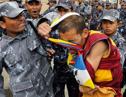 Police Violence in Tibet