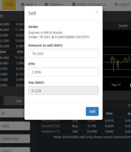 etherdelta vendita