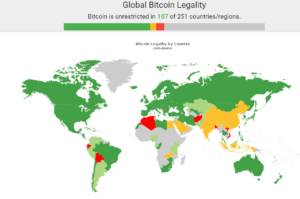 mappa nazioni bitcoin