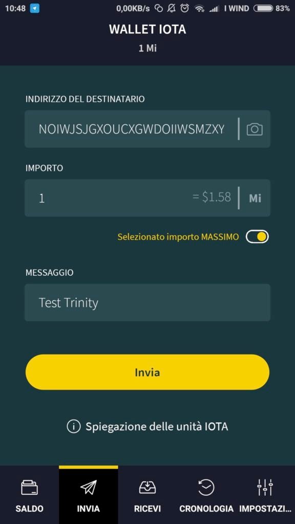 IOTA Trinity Wallet