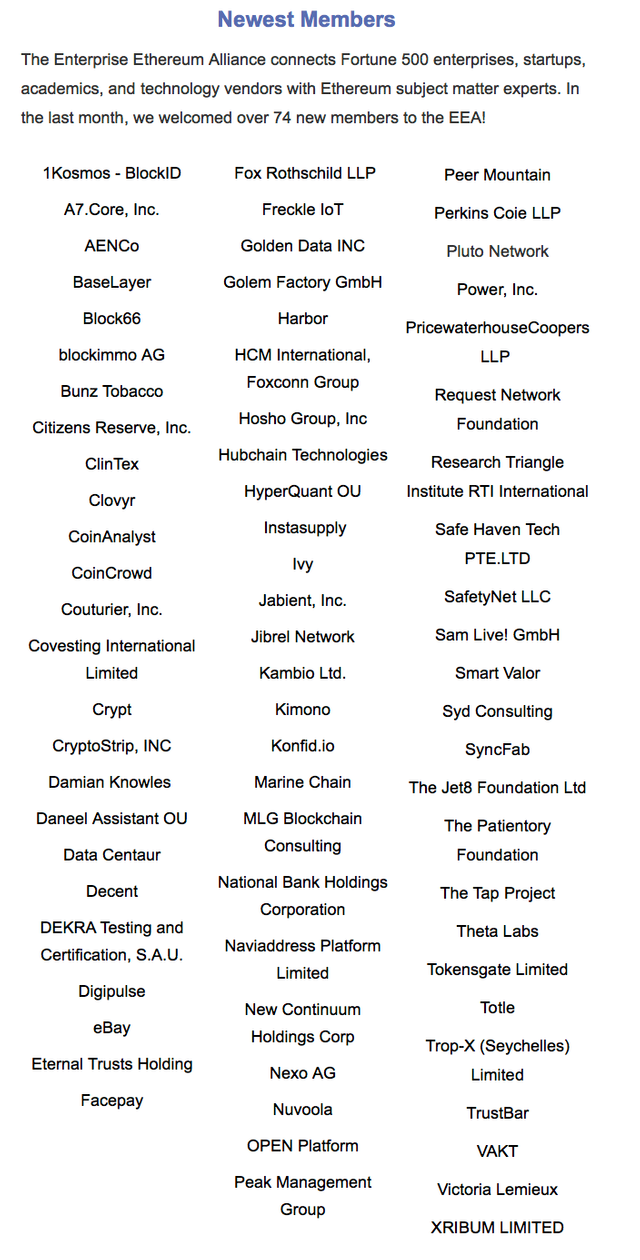 Ebay Foxconn Enterprise Ethereum Alliance