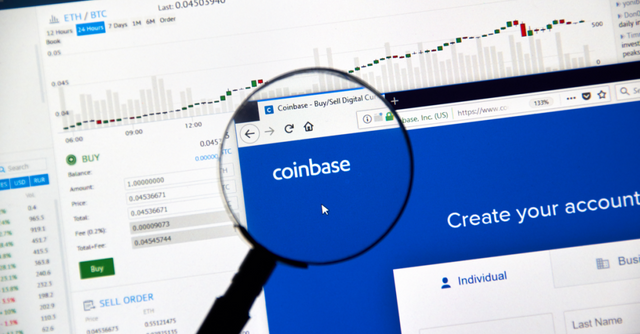 coinbase criptovalute wall street