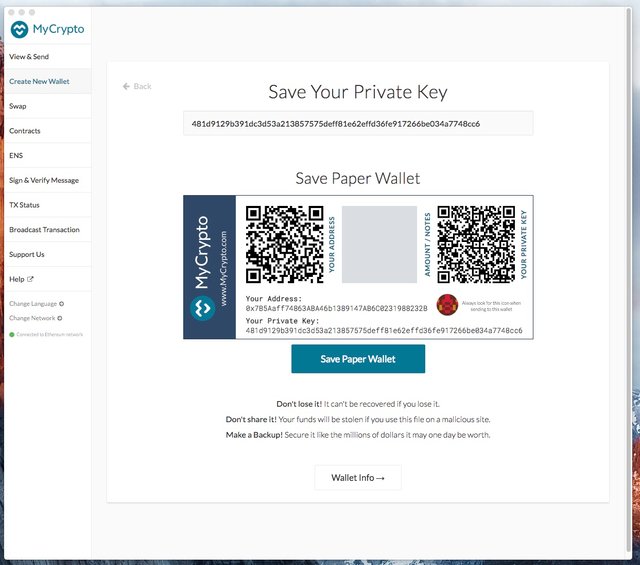 MyCrypto Wallet Ethereum ERC20