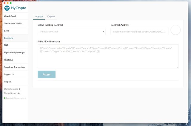 MyCrypto Wallet Ethereum ERC20