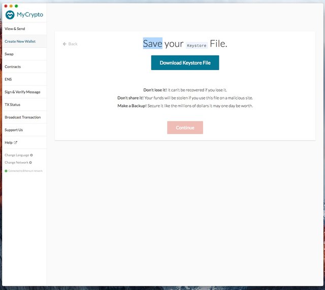 MyCrypto Wallet Ethereum ERC20