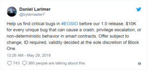 eos bug