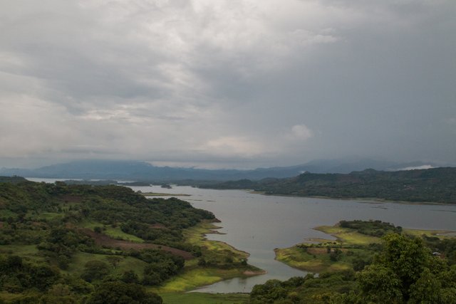 Suchitlán lake from our bedroom window