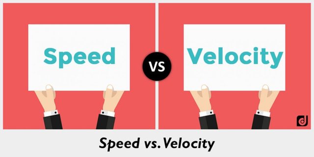 Speed versus Velocity