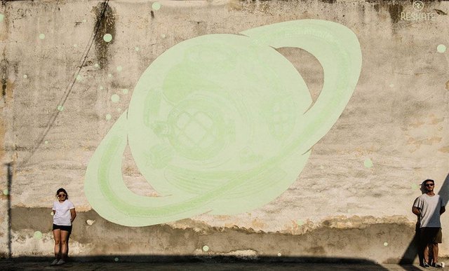 Street Art Painting: Glow in the Dark