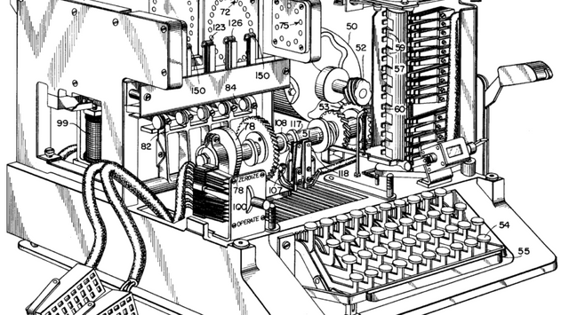 image of old encryption machine