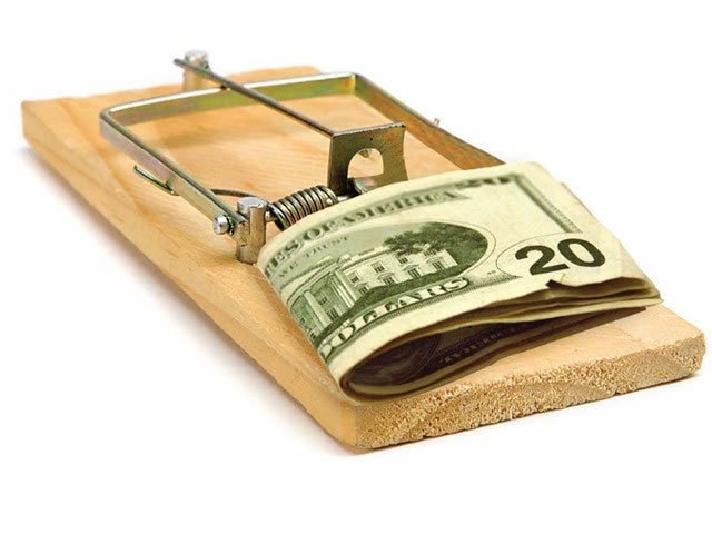 Mousetrap with money