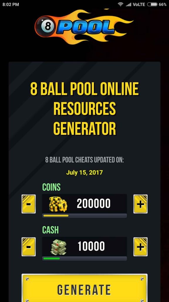 Awesome 8 Ball Pool Hack To Generate You Free Cash And Coins Instantly Steemit