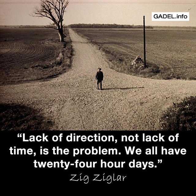 Zig Ziglar Lack of direction