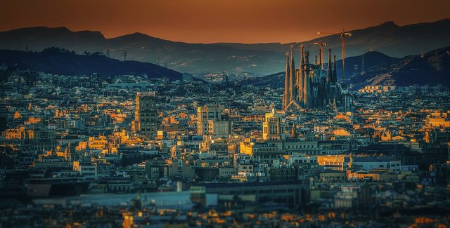 Barcelona panorama