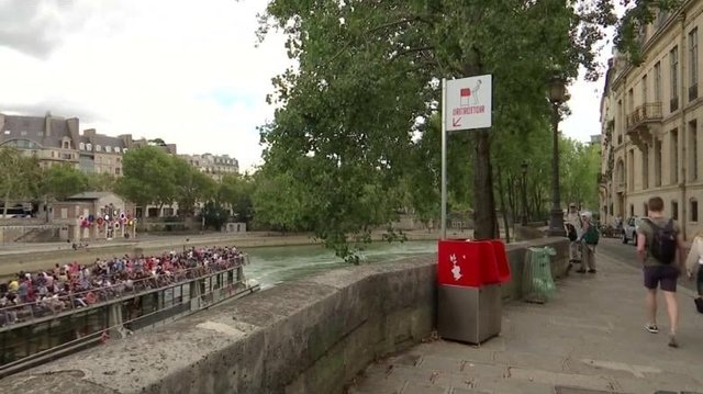 Watch the Seine while you pee in Paris - Source: CNN