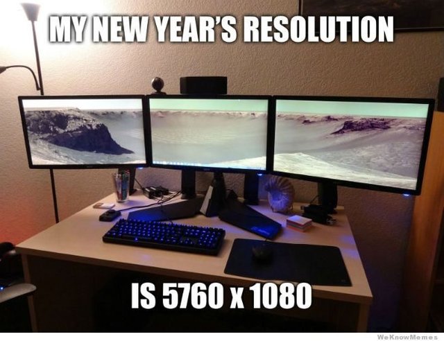 [meme] Happy new year&#039;s resolution (o_O facts)(!–.- atencion, I give a kiss) (x5) — Steemit