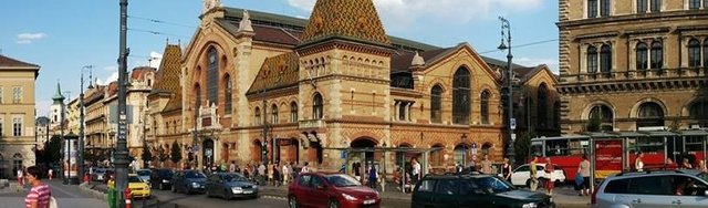 You cannot see it from the tram, but it is there - The Great Market Hall.