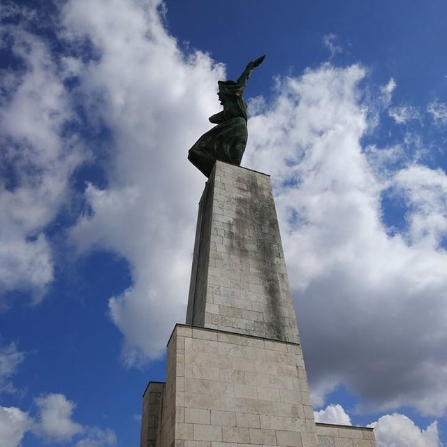 The Liberty Statue at the Gellért hill