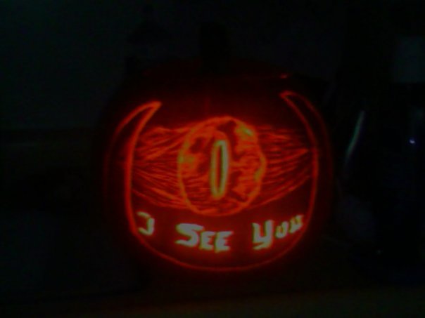 lord of the rings pumpkin