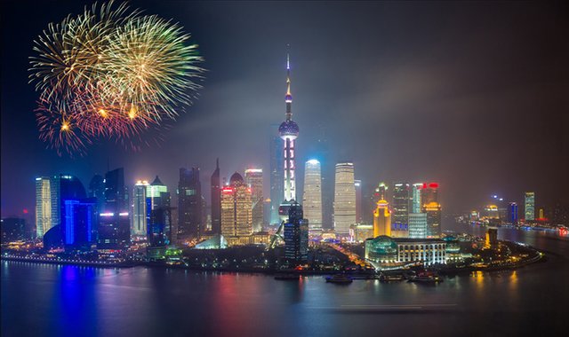 Chinese New Year Fireworks - Shanghai