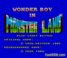 Monster Land Title Screen