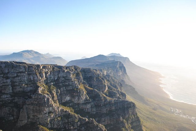 Suedafrika Kapstadt Tafelberg