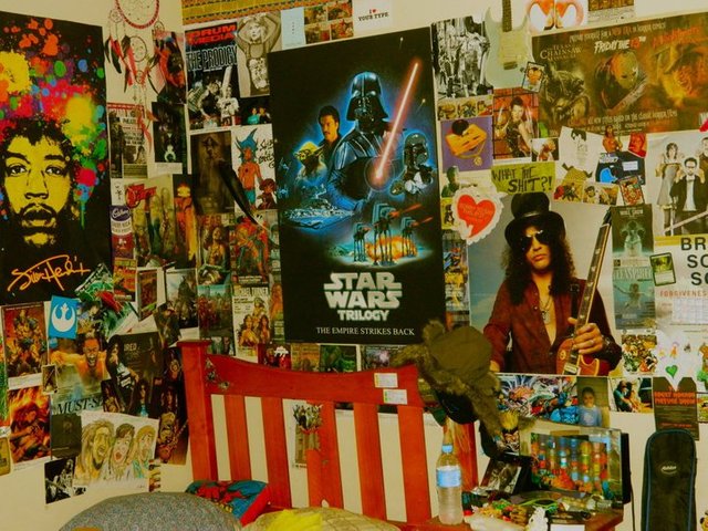 Image result for teen bedroom with posters