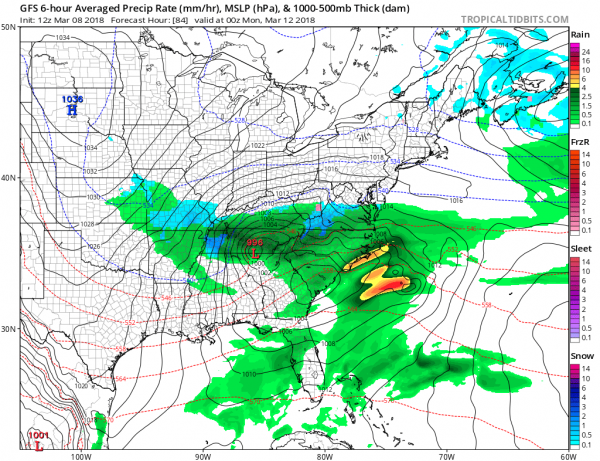 Third System Early Next Week Looks South (For Now)