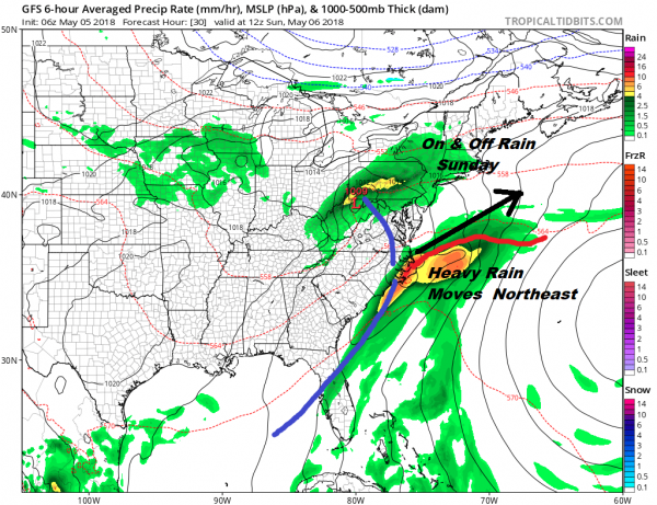 Weekend underway Partly Sunny Saturday Showers Sunday