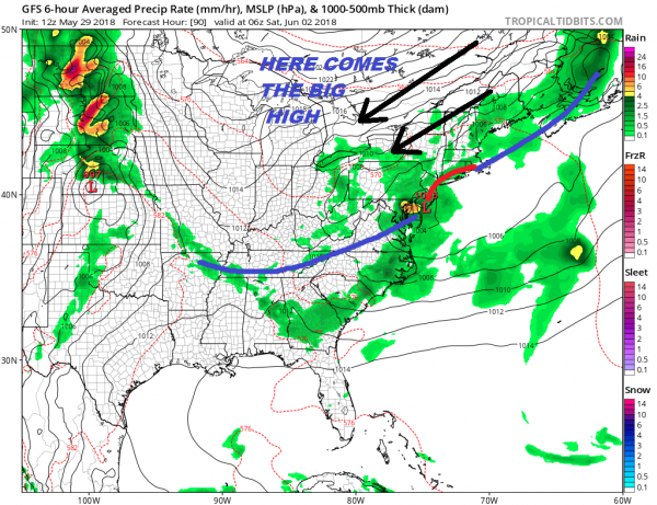 Blocky Pattern Means Gloomy Weather Ahead Long Range