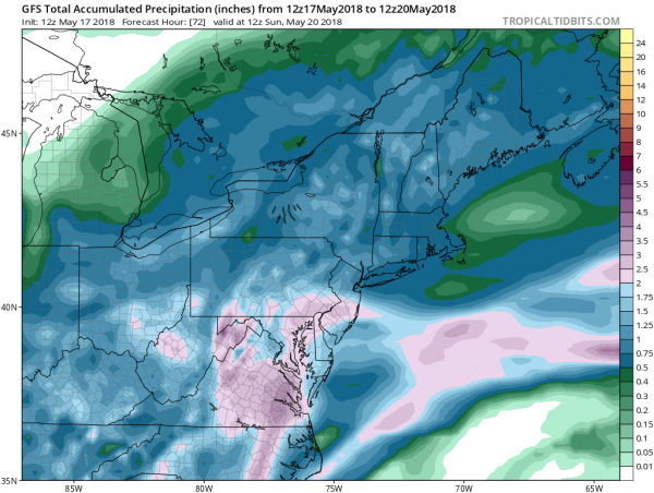 Rain Sinking Southward But Set To Return Late Friday