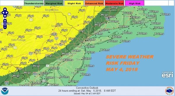 Last Very Warm Day Thunderstorms Cooler Weekend