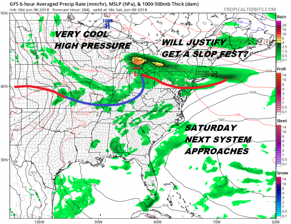 Self Destruct Sunshine Belmont Stakes Showers Likely