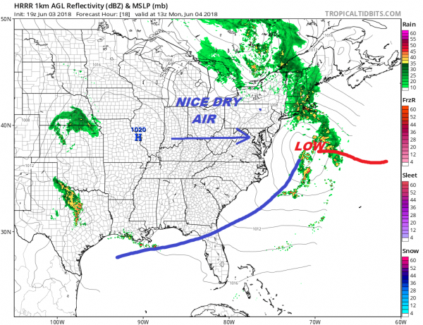 Rain Moving Northward Overnight Weather Improves This Week