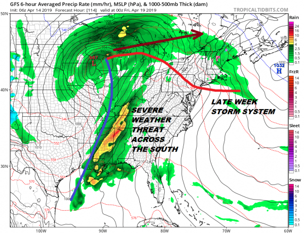 Severe Weather Risk Into Monday Morning Showers Thunderstorms Tonight