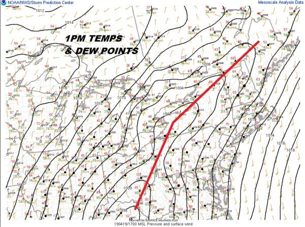 Severe Weather Outbreak Mid & South Atlantic States 6 Tornado Watches As of 2PM