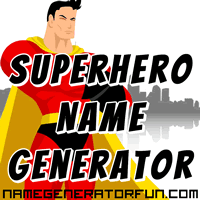 Get your own superhero name from the superhero name generator!