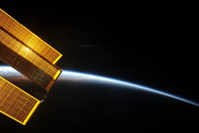 Sunrise as seen from the International Space Station. "A view of the sunrise from the ISS is a perfect start to a new day," so said @Anton_Astrey, otherwise known as cosmonaut Anton Shkaplerov, a member of the Expedition 54 crew aboard the International Space Station, orbiting 250 miles above the Earth.