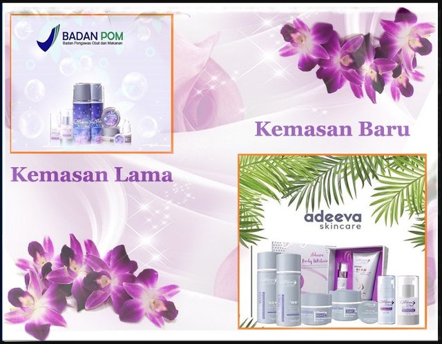 kemasan lama dan baru adeeva skincare