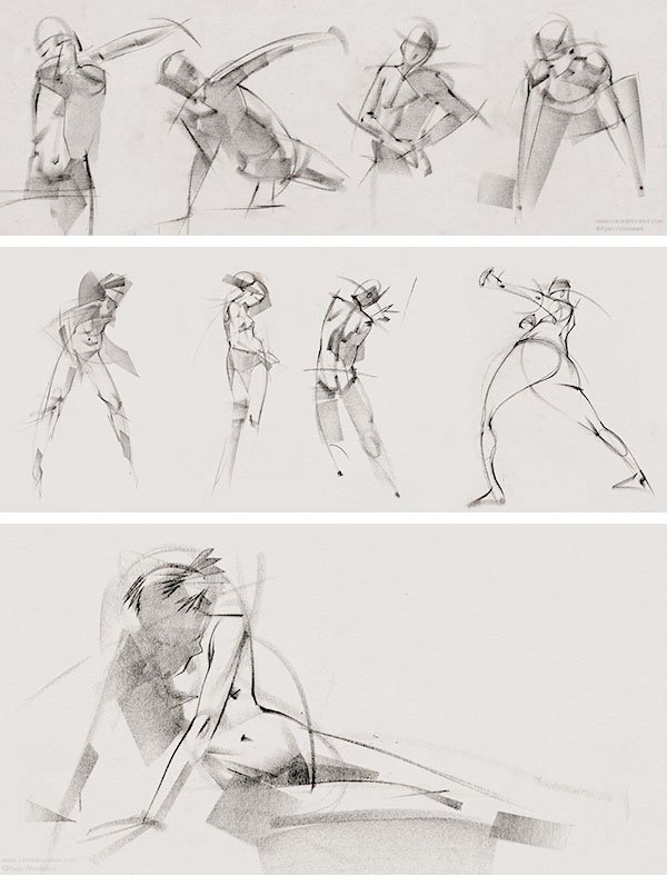 Steemit Daily Drawing Tutorial - Gesture drawings (plus ...