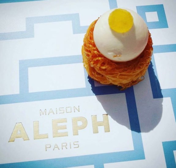 pastry on menu at maison aleph. / sfgirlbybay