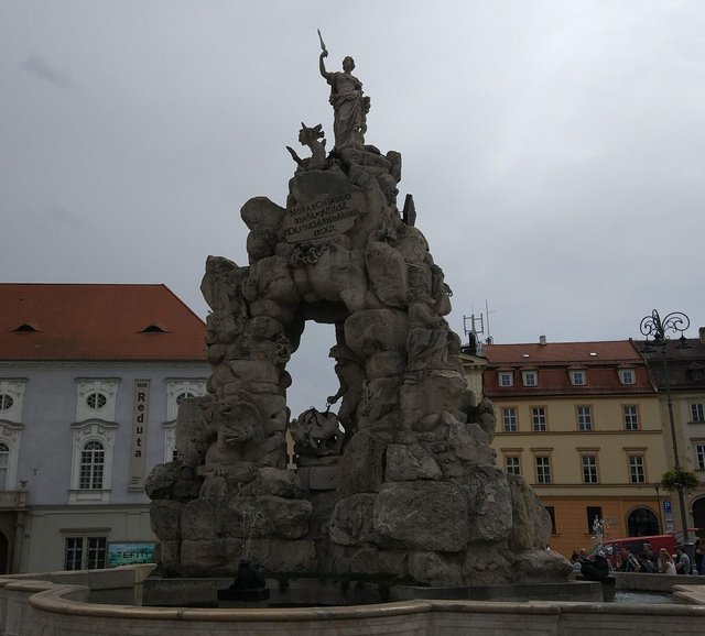 The Parnas fountain in Brno