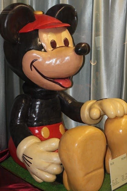 Mickey Mouse in marzipan as well