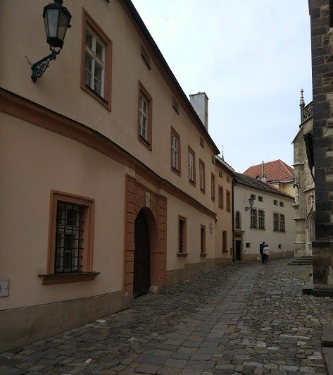 One of the small streets surrounding the Cathedral.