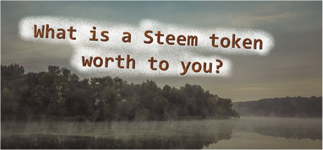 steem token worth to you