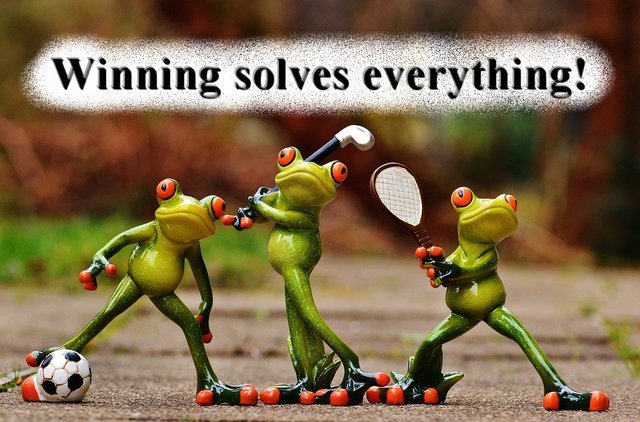 winning solves everything