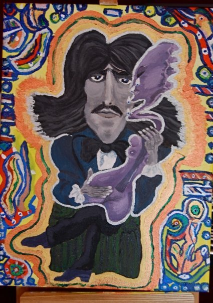 George Harrison 1968 Caricature